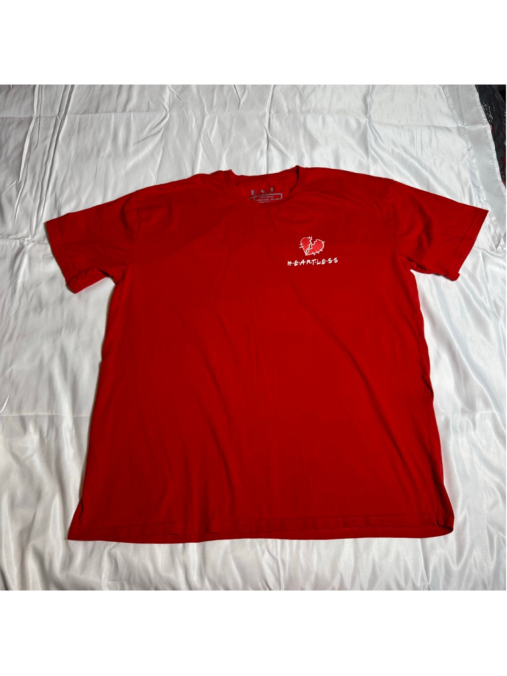 Men's Beast Red Heartless Short Sleeve Tee XXL
